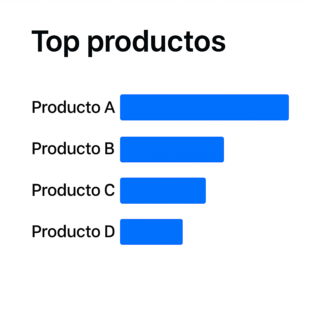 Top productos analizados en el informe Netuniq